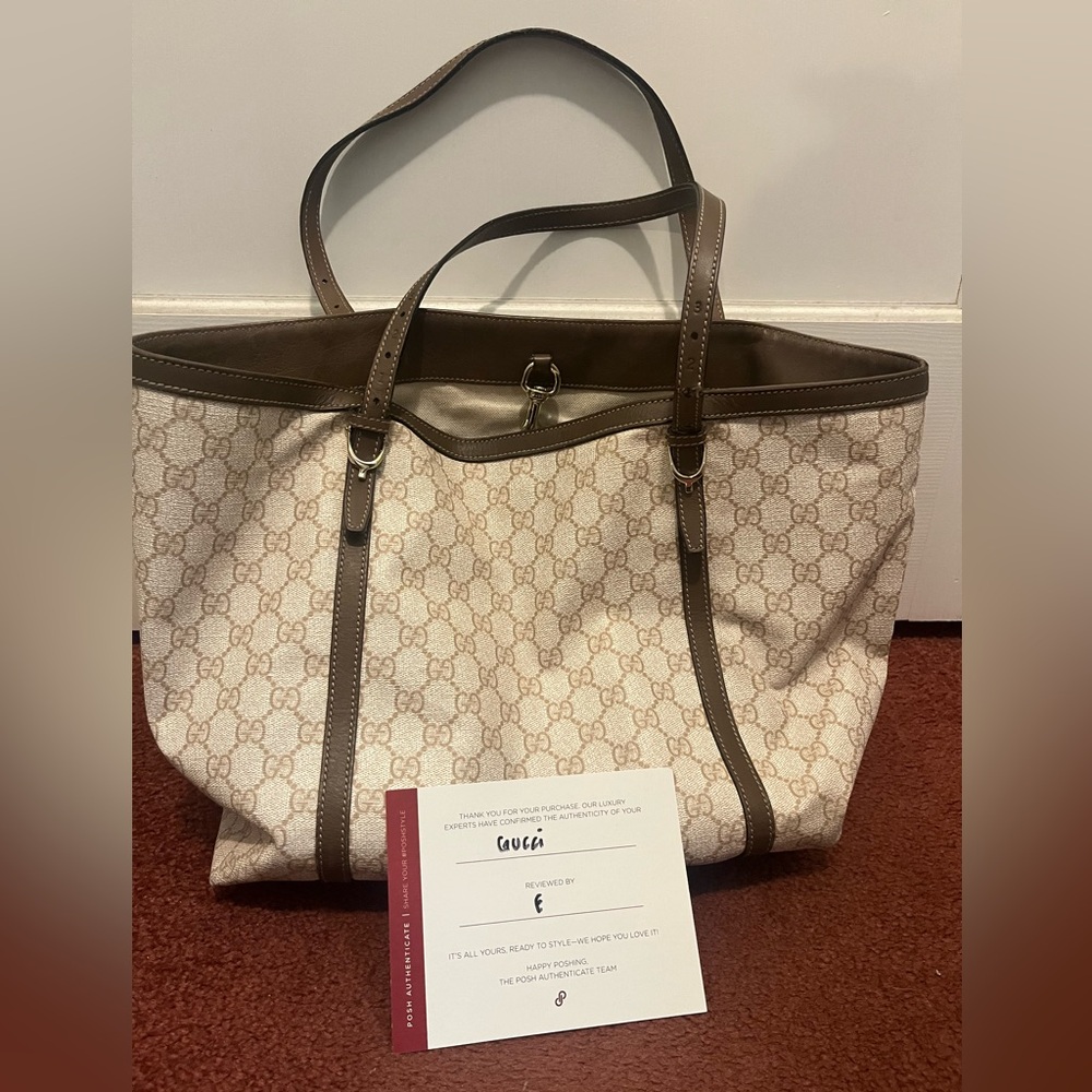 Authentic vintage Gucci tote bag
